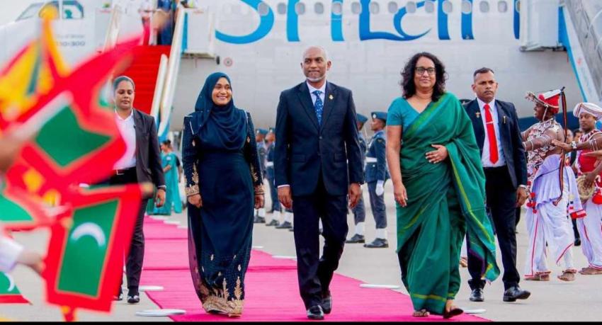 මාලදිවයින ජනපති පිළිගැනීමේ නිල උත්සවය අද